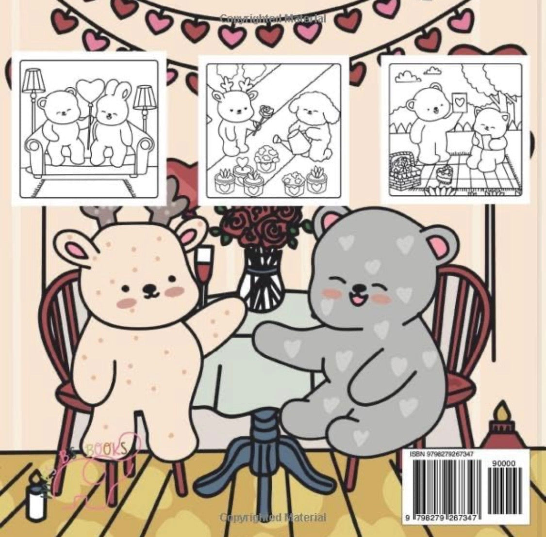 Color Me Cozy Tiny Critters Valentines Day Coloring Book