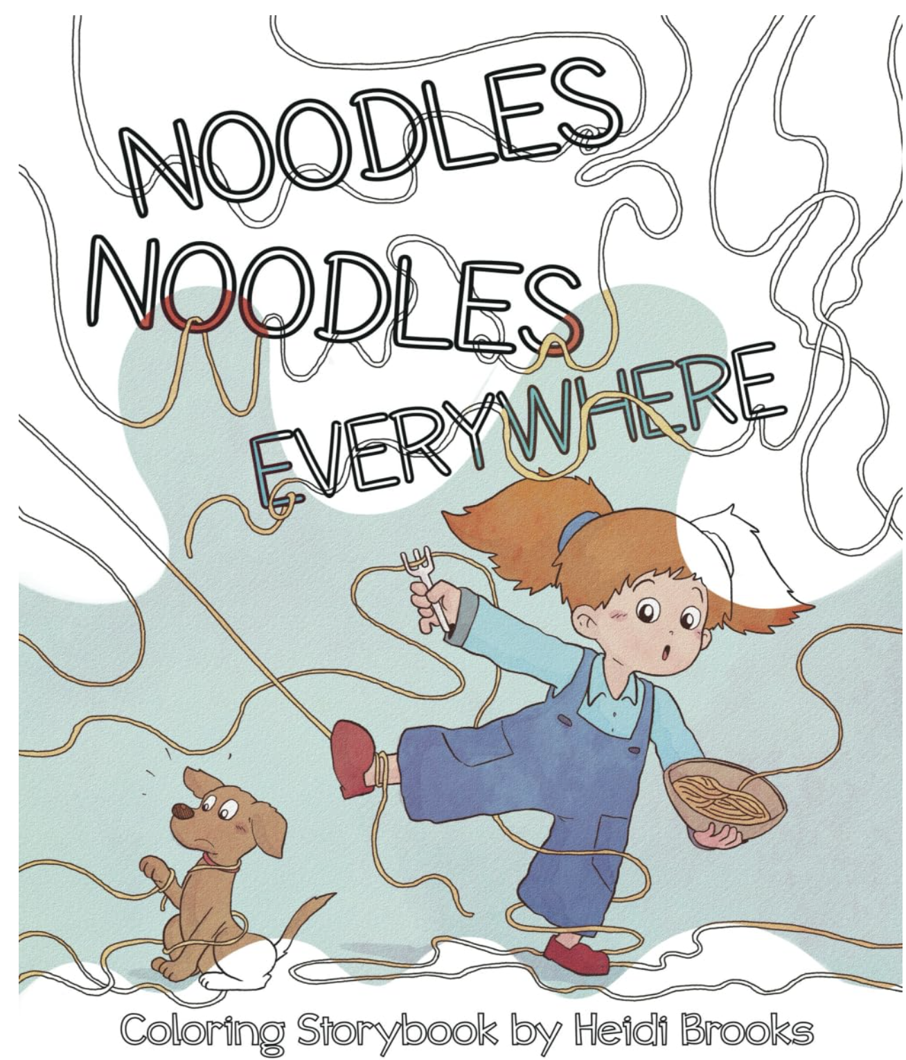 Noodles Noodles Everywhere Coloring Book