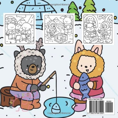 Color Me Cozy Tiny Critters Winter Fun Coloring Book