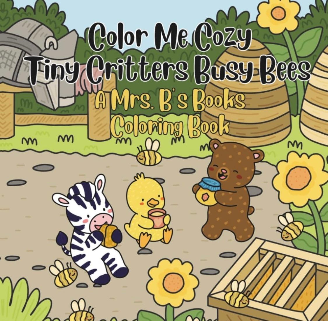 Color Me Cozy Tiny Critters Busy Bees