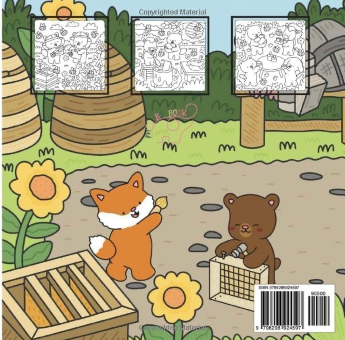 Color Me Cozy Tiny Critters Busy Bees