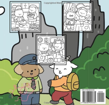 Color Me Cozy tiny Critters at Work