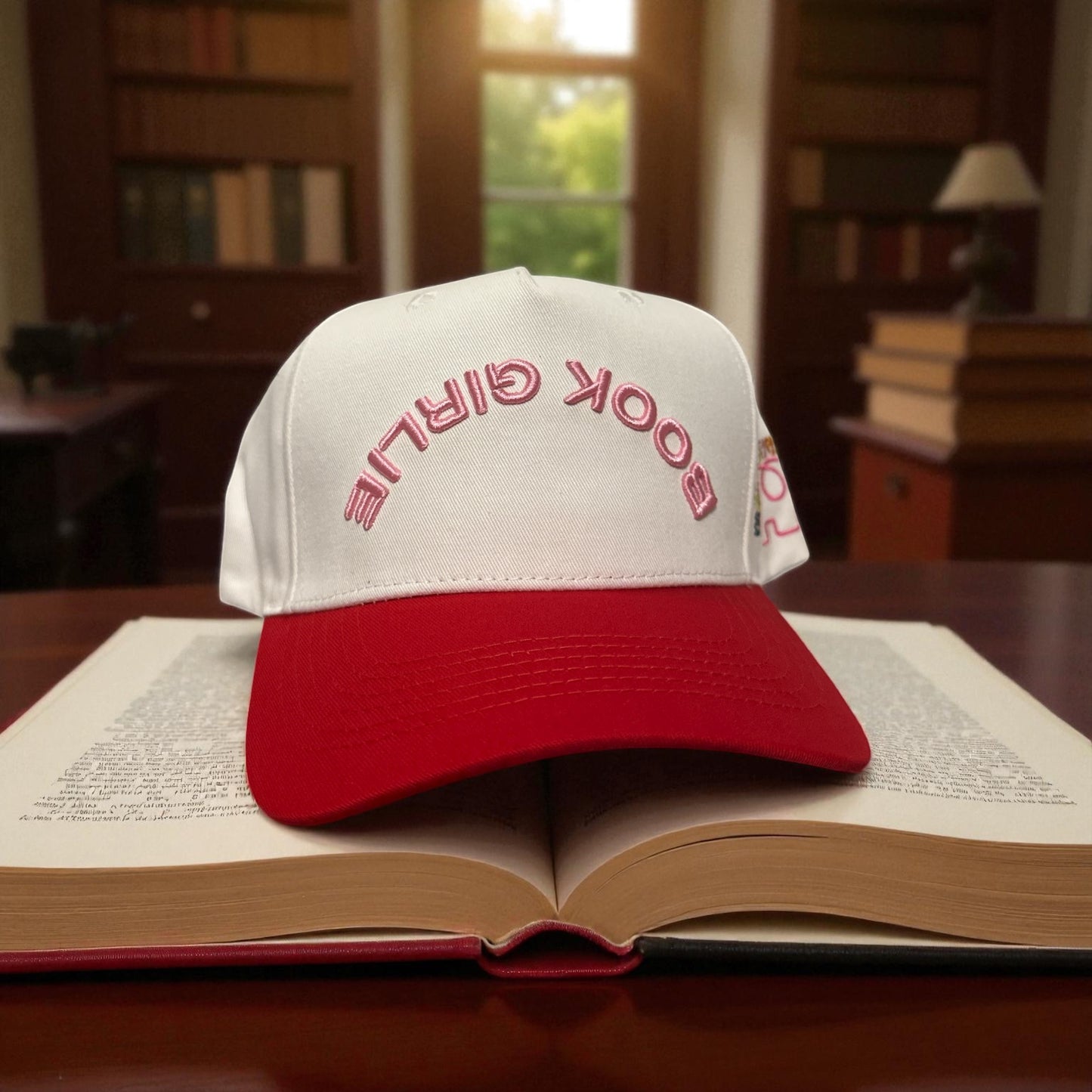 Book Girlie Hat red