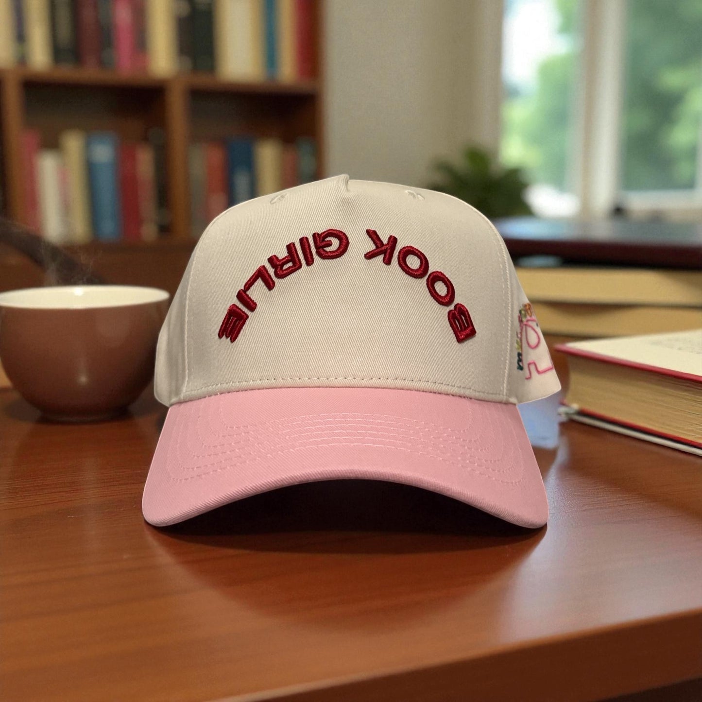 Book Girlie Hat pink