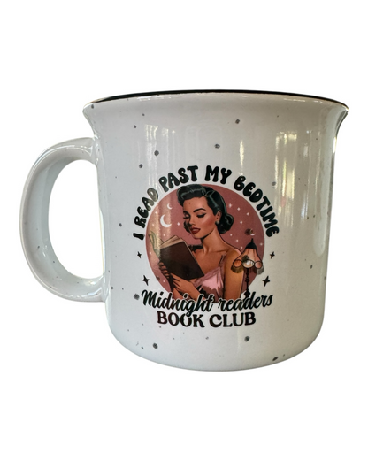 I read past my bedtime mug