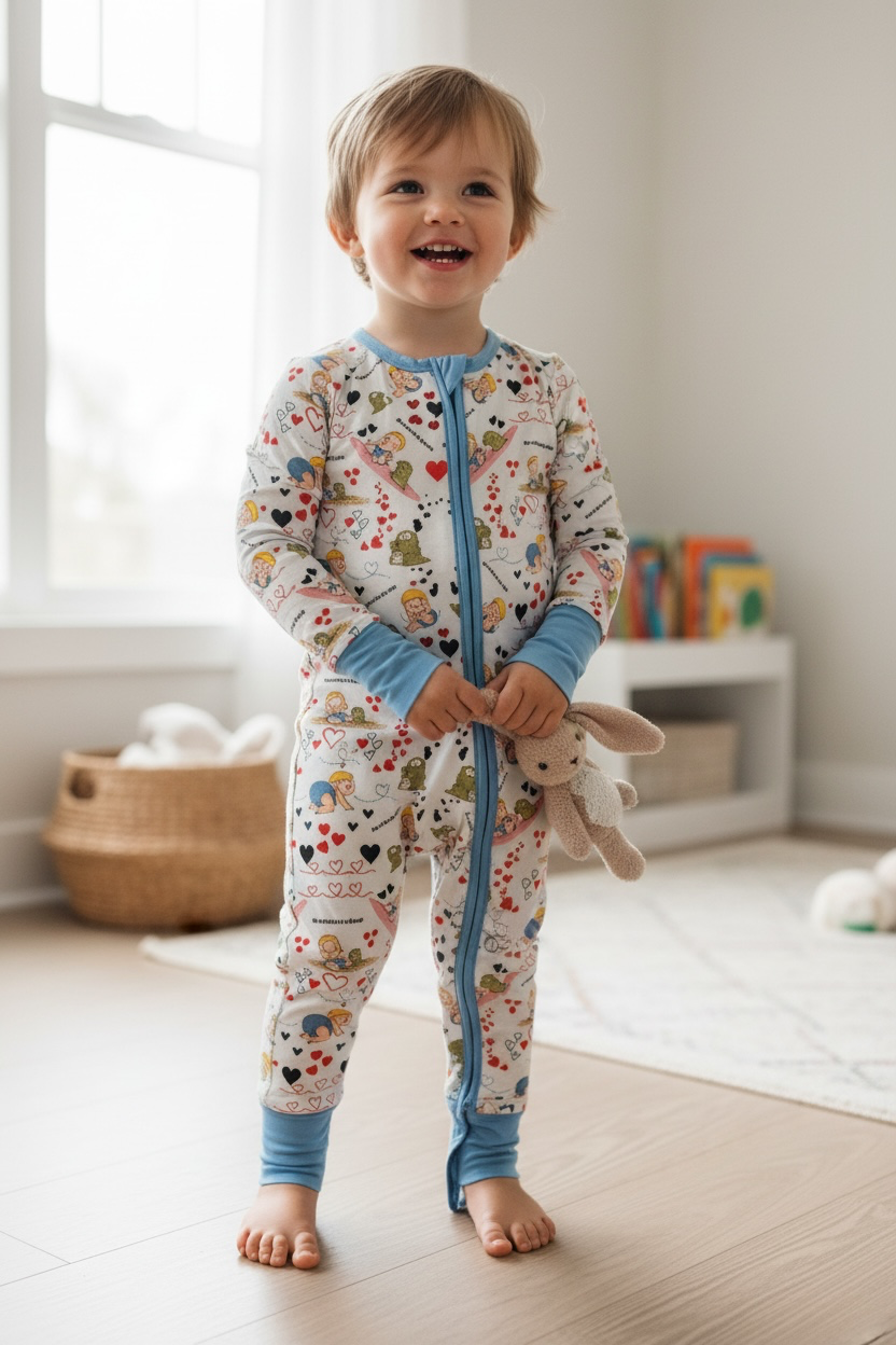 Character Pajamas/Gator Gray