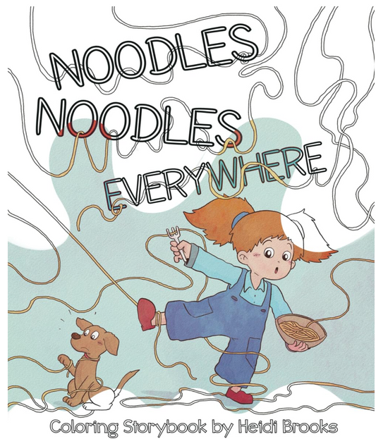 Noodles Noodles Everywhere Coloring Book